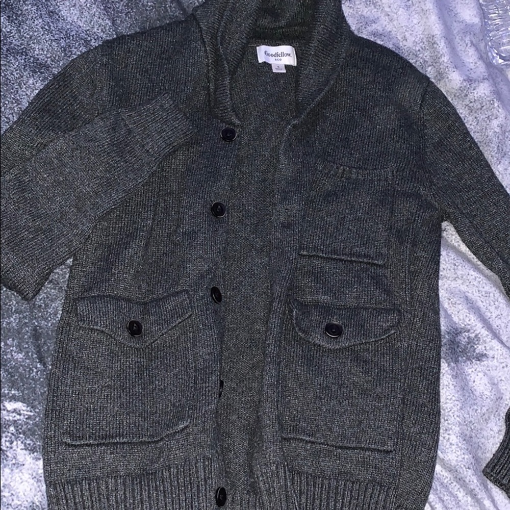 Mens cardigan sweater